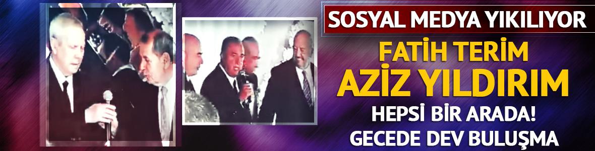 Aziz Yıldırım, Dursun Özbek ve Fatih Terim yan yana! Futbol dünyasının dikkatini çeken dev gece...