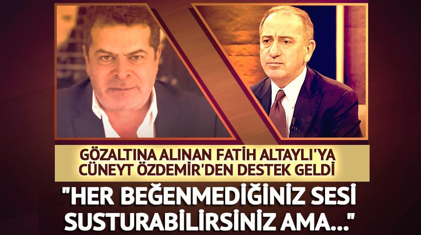Cüneyt Özdemir'den Fatih Altaylı'ya destek mesajı
