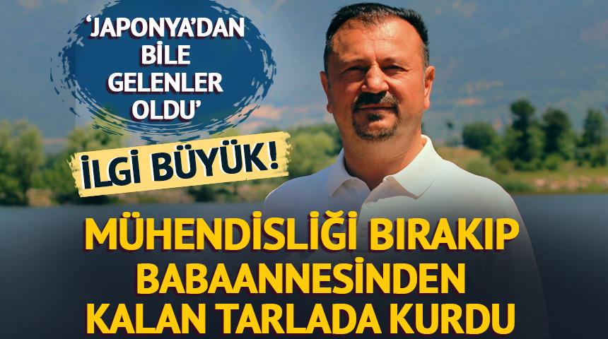 İlgi büyük! Mühendisliği bırakıp babaannesinden kalan tarlada kurdu
