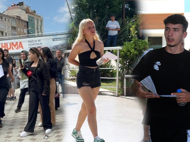 YKS heyecanı! Kapıların kapanmasına saniyeler kala yetiştiler