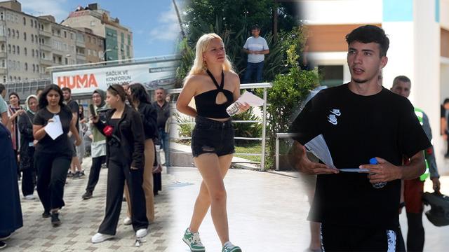 YKS heyecanı! Kapıların kapanmasına saniyeler kala yetiştiler