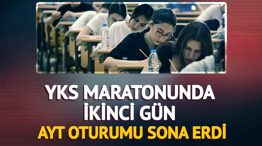 SON DAKİKA: AYT oturumu sona erdi