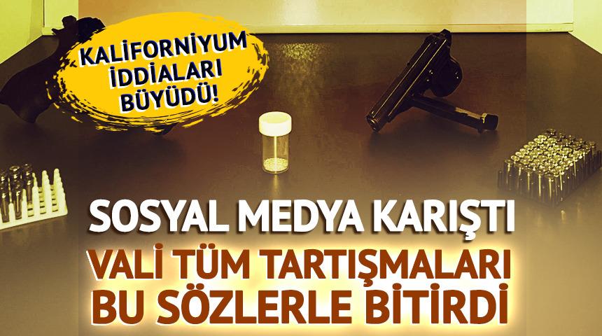 Kütahya'da ele geçirilen kaliforniyumun fotoğrafı sosyal medyayı karıştırdı