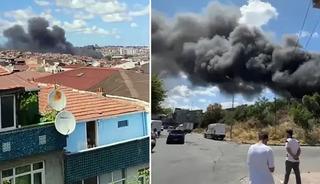 İstanbul'da korkutan yangın! Dumanlar çevre ilçelerden de görüldü