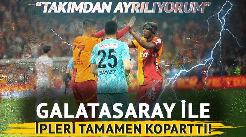 Galatasaray'da beklenen ayrılık gerçekleşiyor! Gideceği takımı İtalyanlar duyurdu