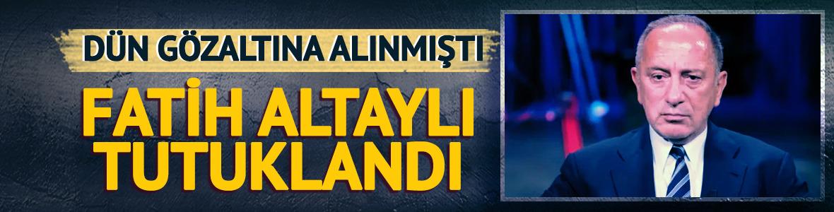 SON DAKİKA | Gözaltına alınan gazeteci Fatih Altaylı tutuklandı!