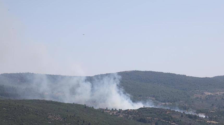 Menteşe'de çıkan yangın kontrol altına alındı