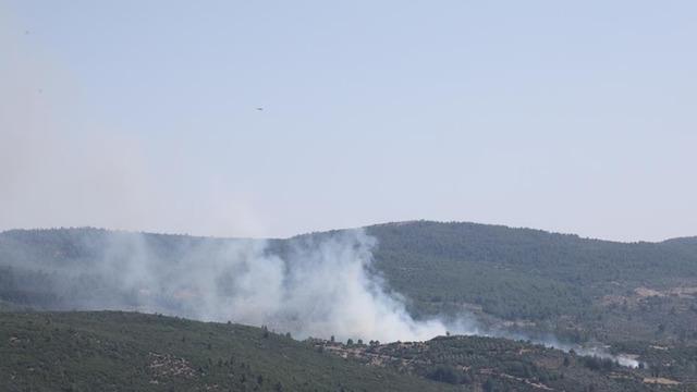 Menteşe'de çıkan yangın kontrol altına alındı