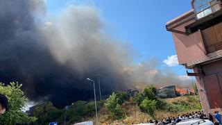 İstanbul'da korkutan yangın! Dumanlar çevre ilçelerden de görüldü