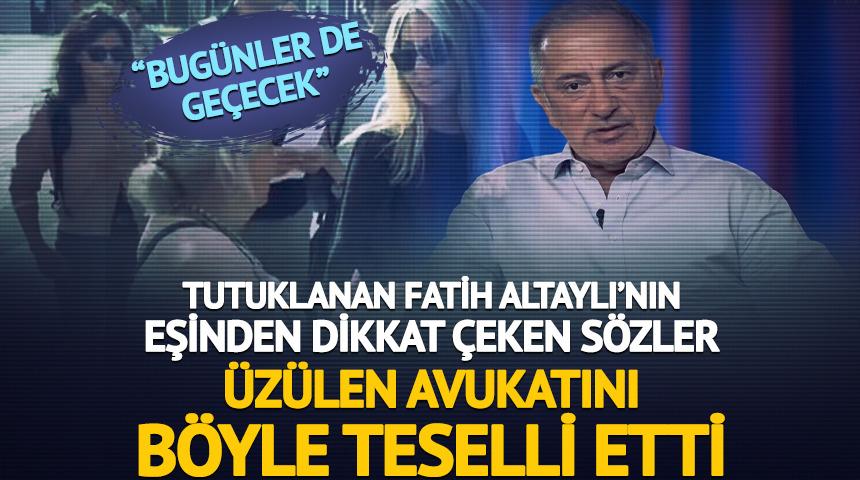 Fatih Altaylı tutuklanmıştı! Eşi Hande Altaylı üzülen avukatını böyle teselli etti