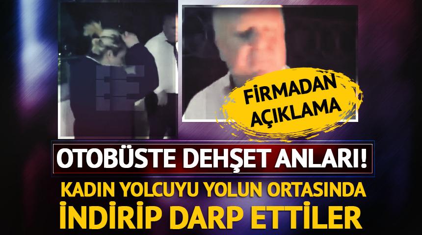 Yolcu otobüsünde dehşet anları! Otobanın ortasında indirip darp ettiler