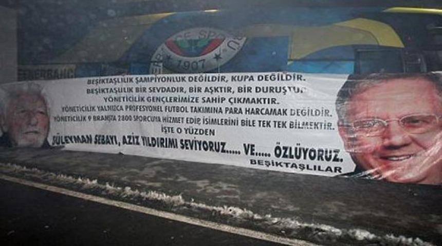Beşiktaş taraftarından ilgin&ccedil; hareket