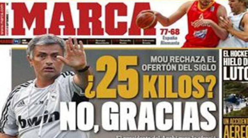 Mourinho'ya m&uuml;thiş teklif!