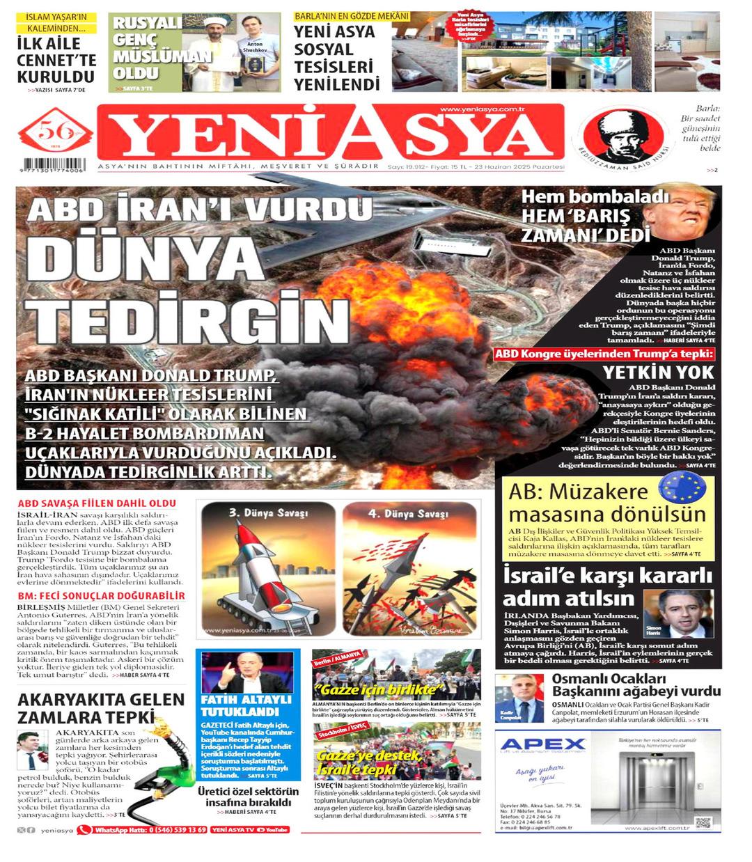 Yeni Asya Gazetesi