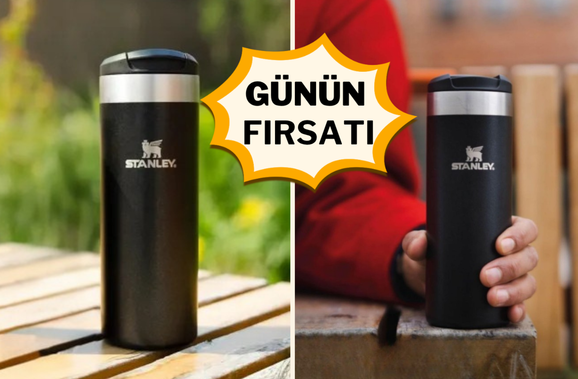 Hafif, sızdırmaz, şık! Stanley The AeroLight™ Transit Mug indirime girdi