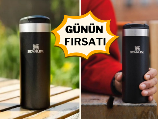Hafif, sızdırmaz, şık! Stanley The AeroLight Mug indirimde