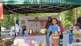 Şenlikte sağlık standı açtılar