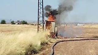 Şanlıurfa’da trafo yangını korkuttu