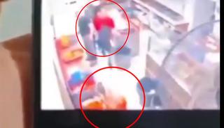 Bıçağı savurup kadına sapladı!