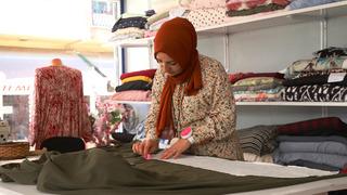 Hayallerini gerçekleştirdi: Dikiş kursu alan kadın, kendi işinin patronu oldu