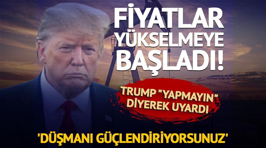 Donald Trump'tan petrol fiyatları açıklaması