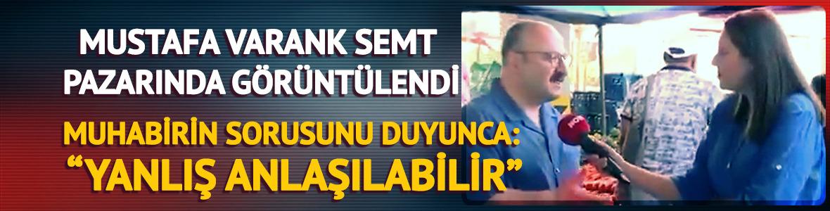 Semt pazarında görüntülenen AK Parti Milletvekili Varank: 'İnşallah fiyatlar aşağı iner'