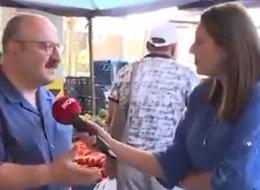 Semt pazarında görüntülenen AK Parti Milletvekili Varank: 'İnşallah fiyatlar aşağı iner'