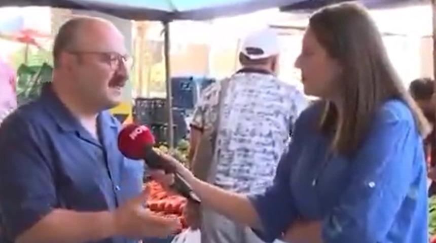 Semt pazarında görüntülenen AK Parti Milletvekili Varank: 'İnşallah fiyatlar aşağı iner'