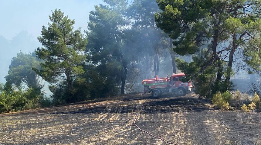 Antalya'da ormanlık alanda çıkan yangın kontrol altına alındı