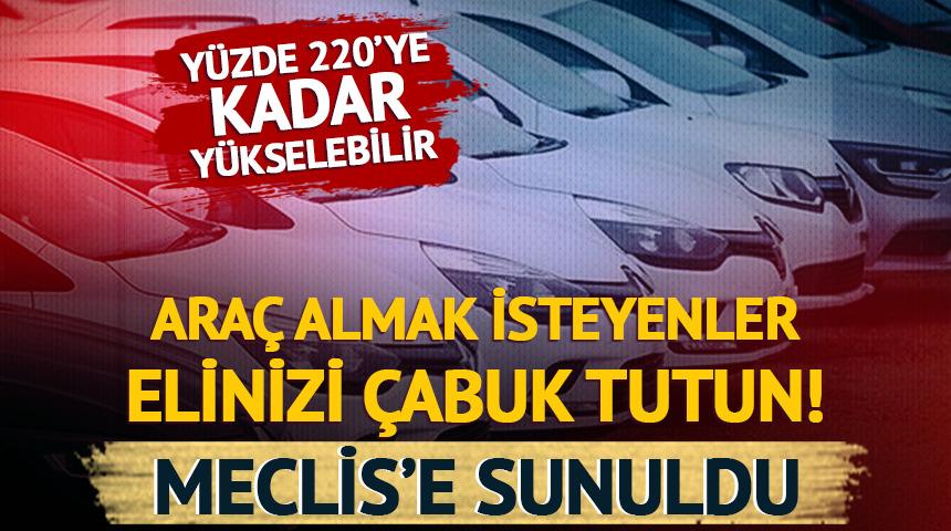 Otomobilde ÖTV kasırgası geliyor!