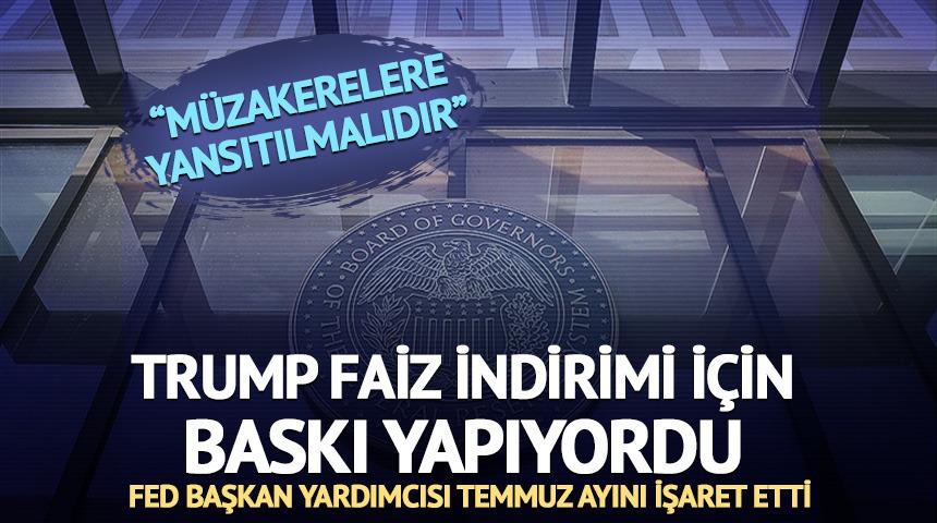 Trump faiz indirimi için baskı yapıyordu! Fed Başkan Yardımcısı Bowman temmuz ayını işaret etti