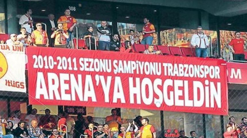 "Şampiyon Trabzonspor Arena'ya hoşgeldin"