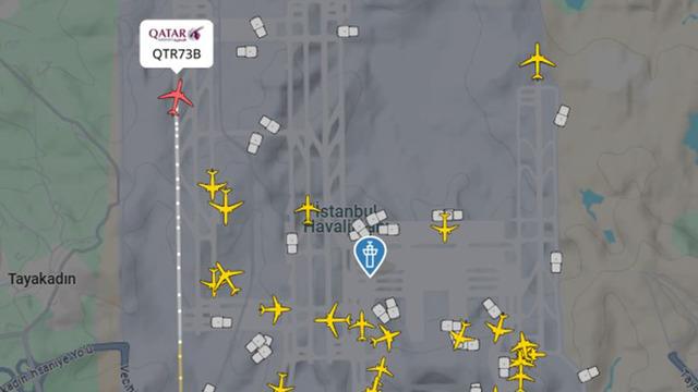 Katar uçakları Türkiye'ye yönlendirildi! İstanbul ve Ankara'ya indiler