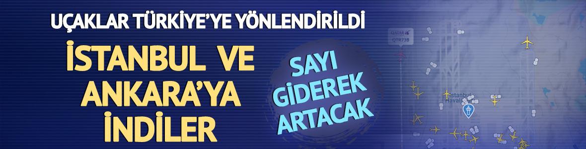 Katar uçakları Türkiye'ye yönlendirildi! İstanbul ve Ankara'ya indiler