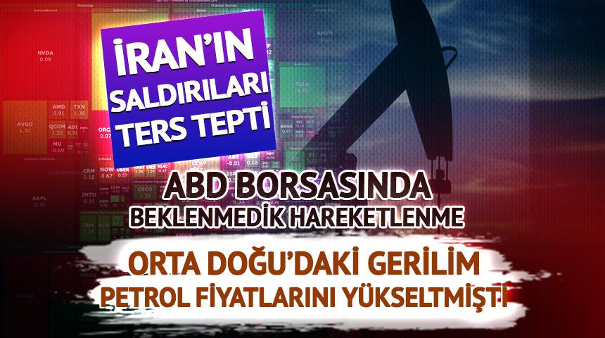 İran ABD üslerini vurdu! ABD borsası yükselişe geçti, petrol sert düştü