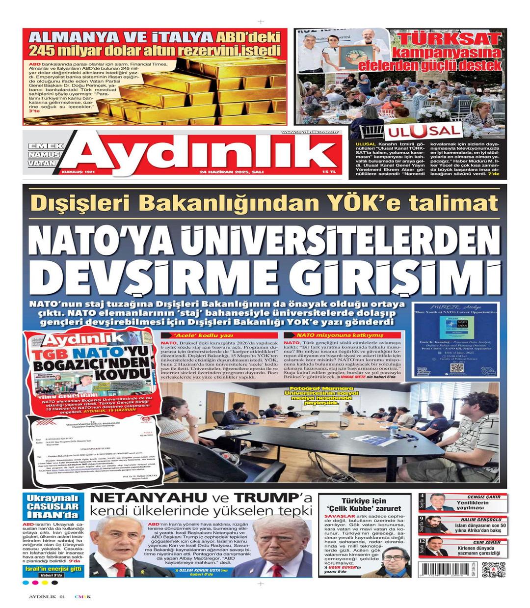 Aydınlık Gazetesi