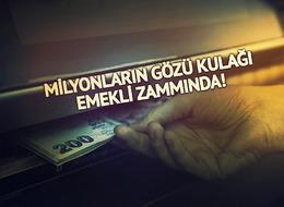 Milyonların gözü kulağı emekli zammında! İşte rakamlar… En düşük emekli maaşı ne kadar olacak?