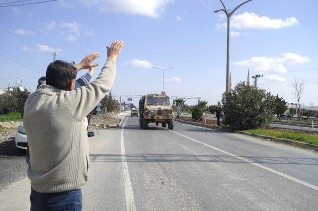 Mehmetçik Afrin’a uğurlandı