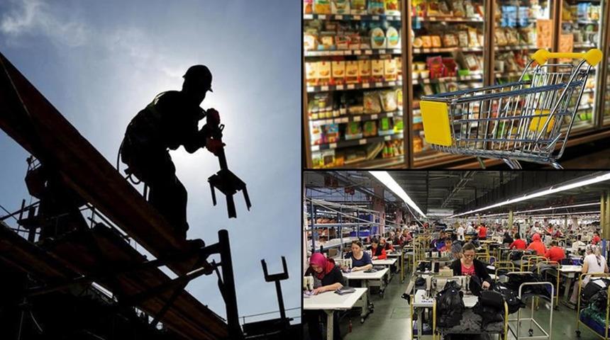 Güven endeksi haziranda hizmet sektöründe artarken, perakende ticaret ve inşaat sektörlerinde azaldı