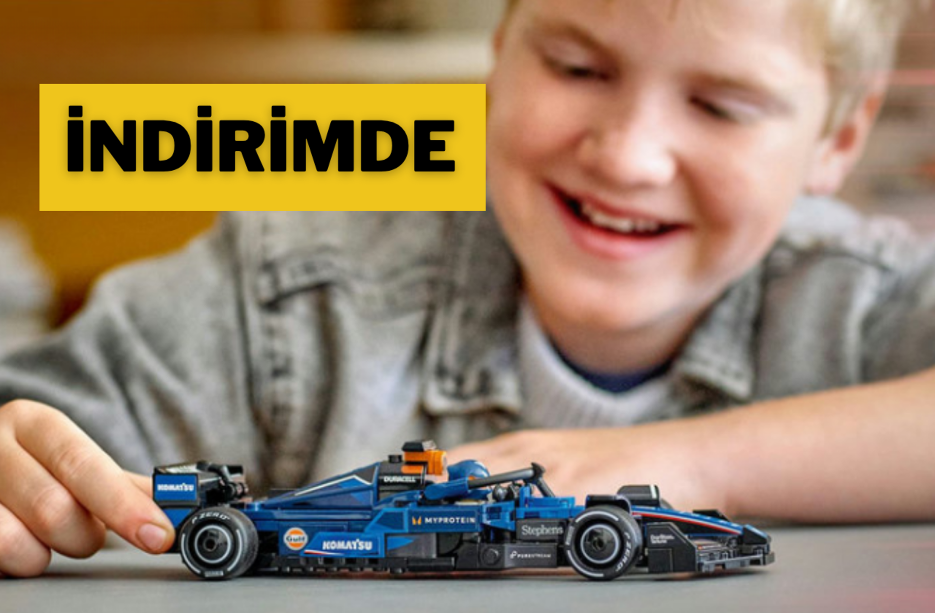 Evde F1 heyecanı başlasın! LEGO Speed Champions Williams Racing FW46 F1 Yarış Arabası indirimde