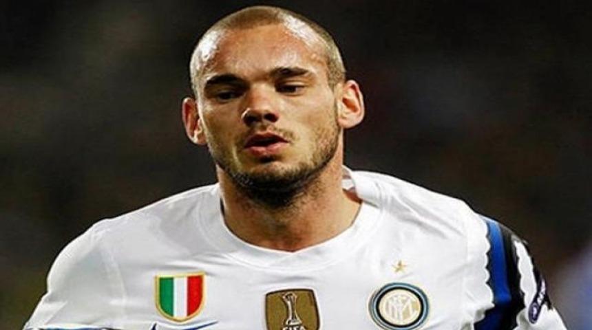 "Sneijder y&uuml;zde 95..."