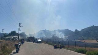 Marmaris’teki yangına hızlı müdahale