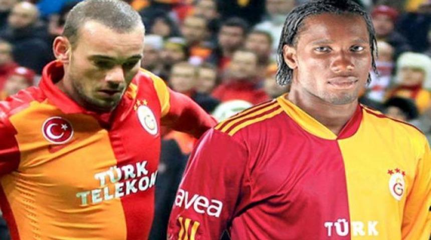 Galatasaray'da locaya Drogba-Sneijder zammı