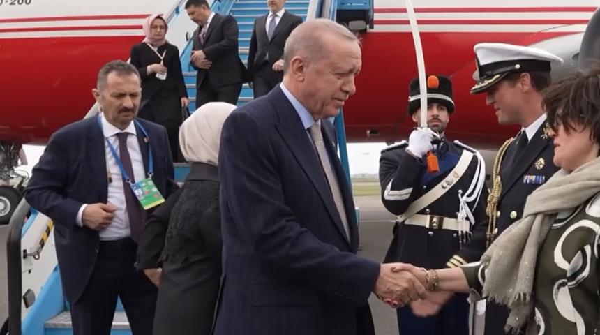 Cumhurbaşkanı Recep Tayyip Erdoğan, NATO Devlet ve Hükümet Başkanları Zirvesi için Hollanda'da