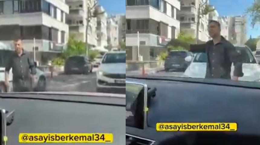 Trafik magandası tartıştığı kadın sürücüye kabusu yaşattı! Elinde silahla aracın önünü kesti: "İnin lan aşağıya"