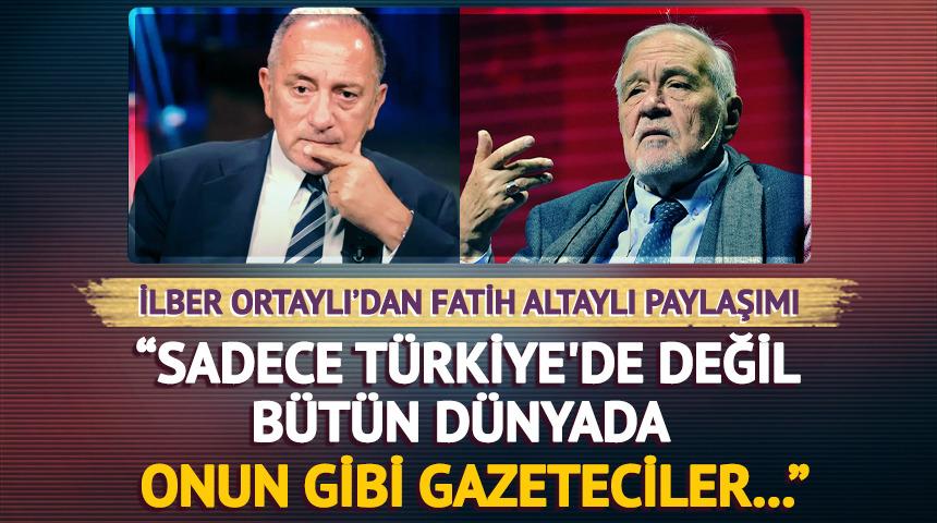 İlber Ortalı'dan Fatih Altay'a destek paylaşımı