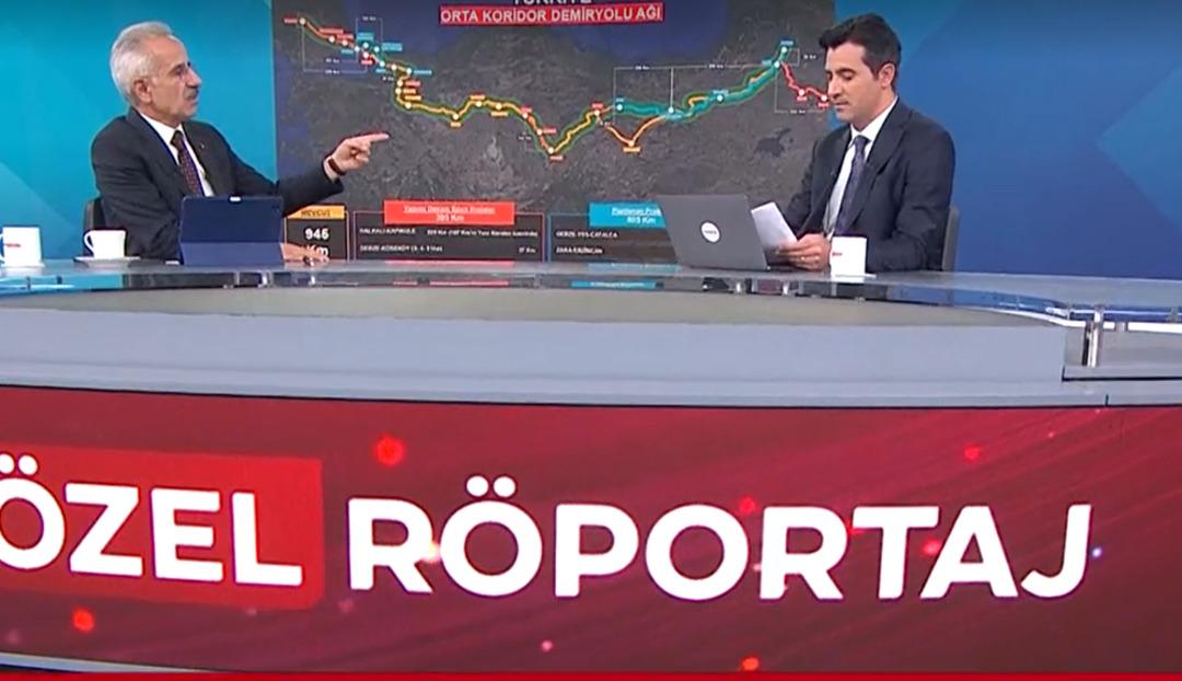 Bakan Uraloğlu canlı yayında duyurdu: Yavuz Sultan Selim Köprüsü ne demiryolu hattı! 2