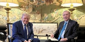 Cumhurbaşkanı Erdoğan ile ABD Başkanı Trump Lahey'de görüşme yaptı