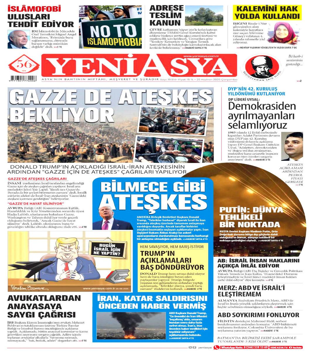 Yeni Asya Gazetesi