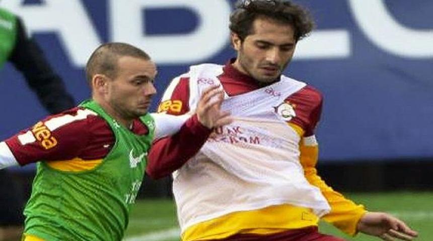 Hamit ve Sneijder '&Ccedil;&ouml;pl&uuml;k'te